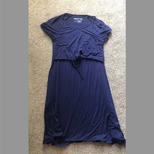 Latched Mama Knee Length Drawstring Nursing Dress